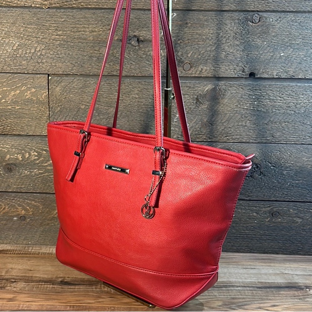 Stylish Red Tote Bag